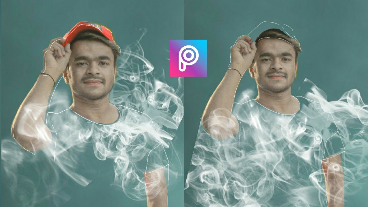 Invisible smoke effect editing | picart smoke editing |invisible photo editing picart 2020 /