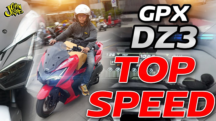 GPX DZ3 ท็อปสปีด วิ่งเท่าไหร่ มาดูกัน