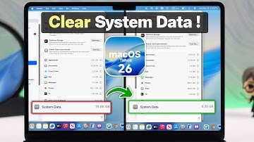 MacOS 26: How to Clear System Data Storage on MacBook Air / Pro!