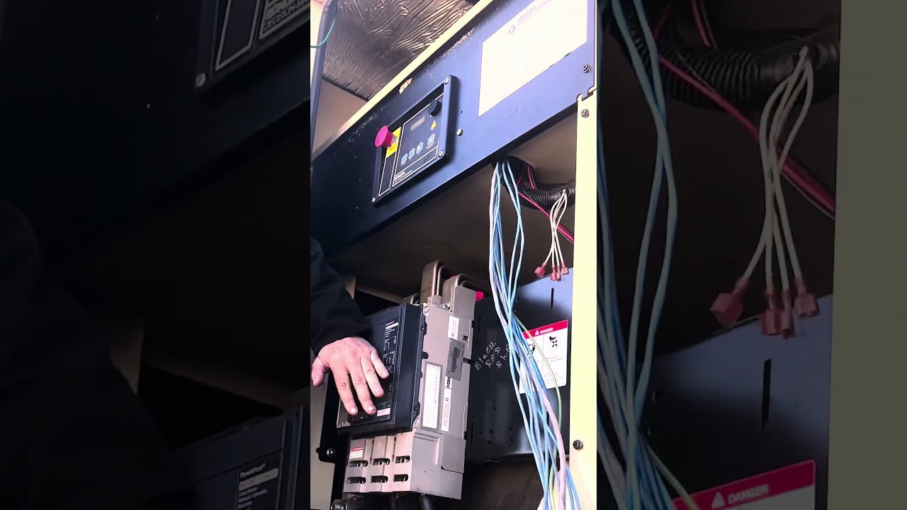 250 kW Kohler diesel genset load bank tested before it's ready for sale 