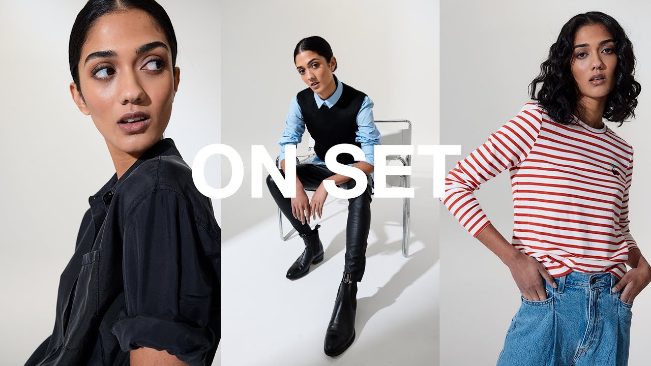 ON SET Fashion Photography Simple 1 & 2 Light Studio Setup YouTube