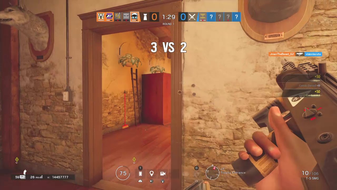 Melusi 4k in the first round - Rainbow Six Siege - YouTube