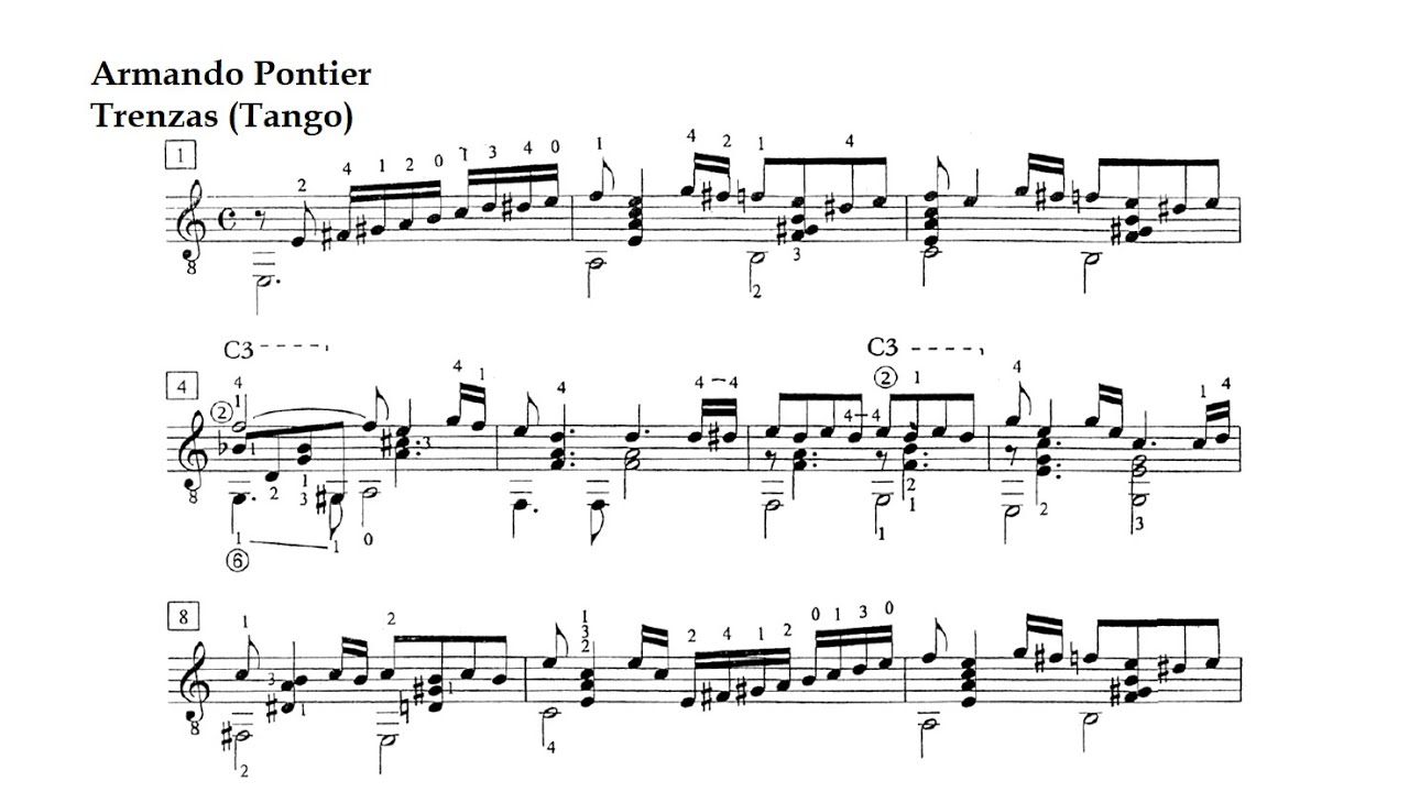 A. Pontier. Trenzas (Tango)
