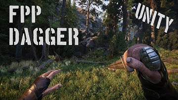 FPP Melee Animset - Dagger - Unity