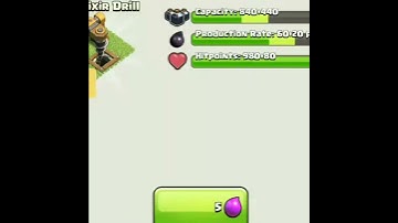 Dark elixir drill upgrading to max level guys