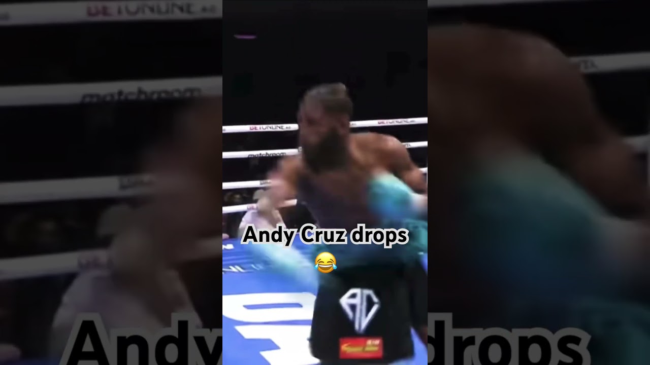 Andy Cruz gets knock-downed for the first time 😂😂