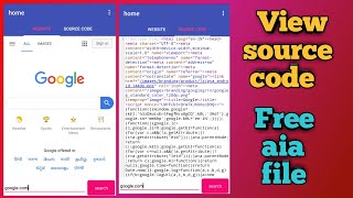 website source code view aia file | free kodular aia file screenshot 1