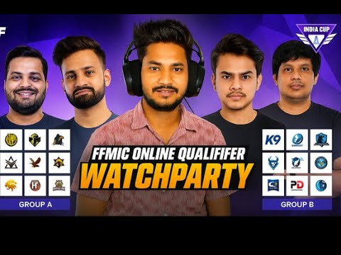 TEZ FFMIC WATCH PARTY LEAGUE STAGE 🔥😉 FT- NG SE, TG, GODL, JONTY #freefire #ajjubhaiinmymatch #live