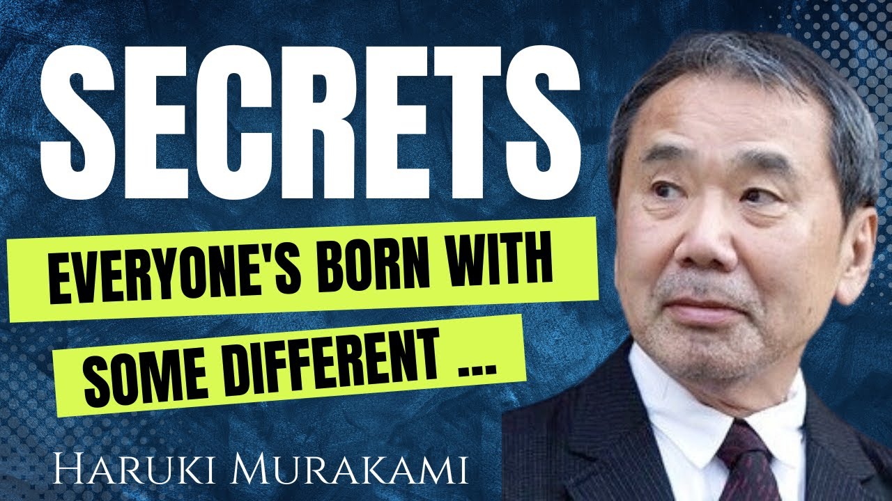 Best Haruki Murakami Quotes about thoughts, Destiny, Self confidence and People YouTube