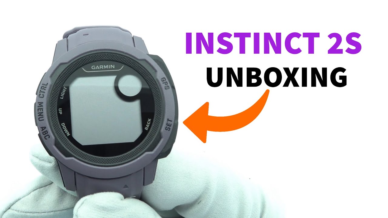 Garmin Instinct 2S Deep Orchid Unboxing 4K (010-02563-04) - YouTube