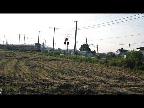 381系特急やくも24号(パノラマ編成6B)1024M   二本木踏切通過