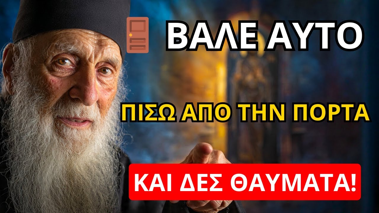 Άγιος Ιάκωβος: Βάλε ΑΥΤΟ πίσω από την πόρτα σου και θα δεις θαύματα!