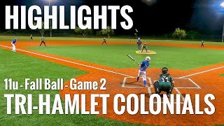 Highlights - Connor 11u Waves - Fall Game 2 vs Tri-Hamlet Colonials