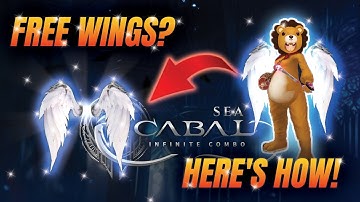How to Get Free Wings in Cabal Mobile Infinite  Combo SEA 2024