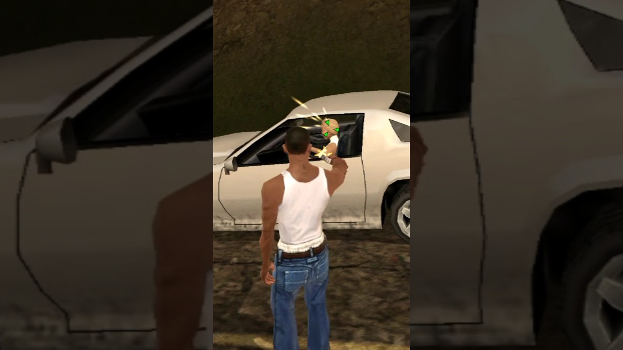 CJ Shoot on Car | GTA San Andreas Action 