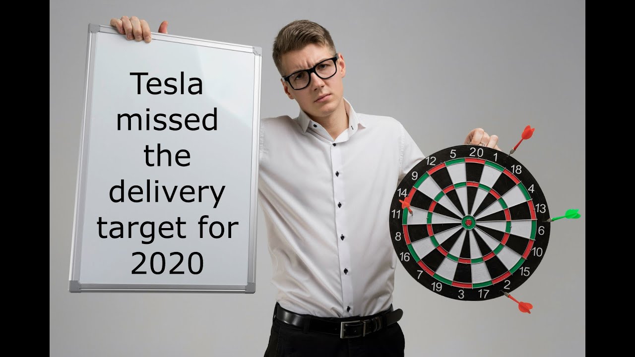 02 01 2021. Tesla missed the delivery target for 2020... by less than 0.1%