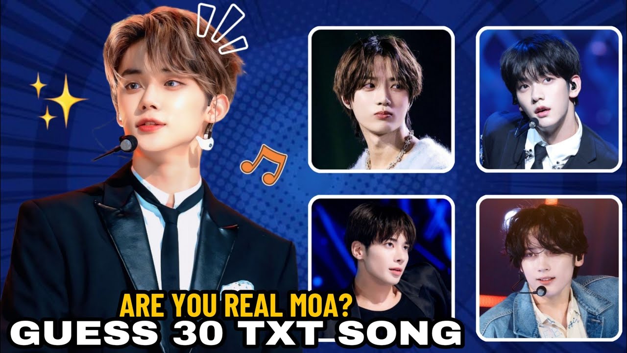 GUESS 30 TXT SONGS🎙️Are You A Real MOA❓🤔 KPOP QUIZ GAMES 💚