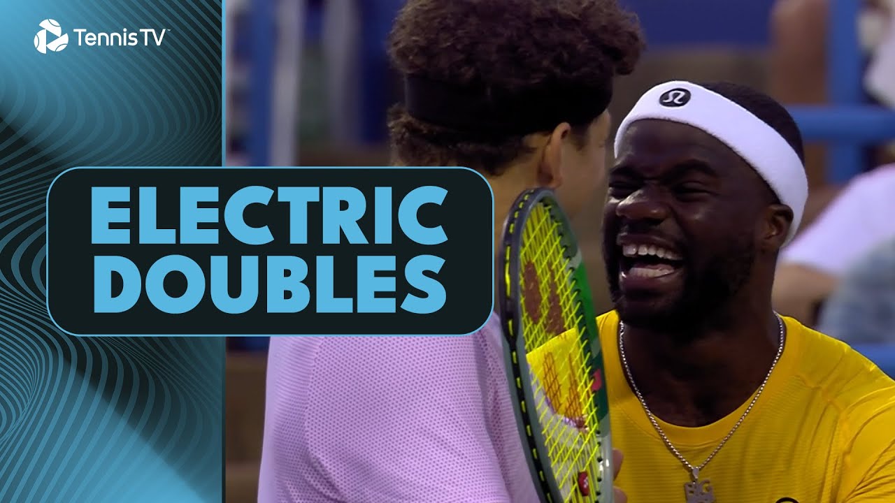Frances Tiafoe & Ben Shelton vs Matt Ebden & John Peers Fun Match | Washington 2025 Highlights