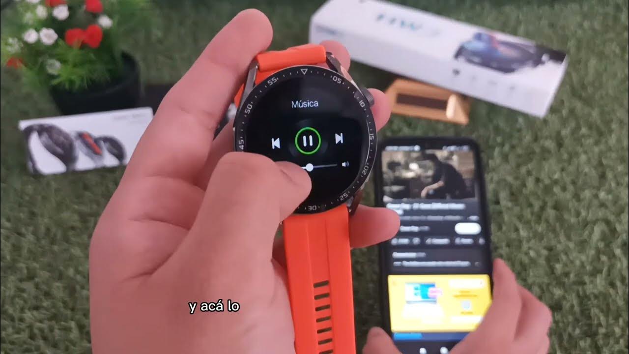 🍂Sincroniza música de tu celular en el smartwatch Hw3 🍂 King Store