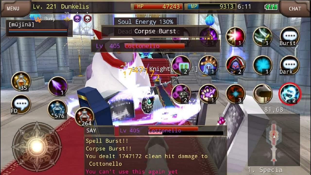 [Iruna Online] Dunkelis (Necromancer) vs Cottonello YouTube