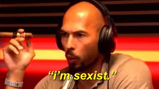 andrew tate being sexist for 4 minutes