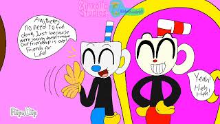 Friends for life!(Cuphead comic toon.)