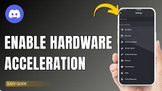How to Use Discord Hardware Acceleration Setting !
