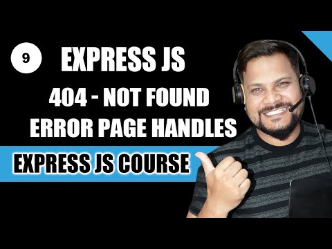 404 Error Page Handles in Express JS | Express JS Full Course in Hindi/Urdu #9