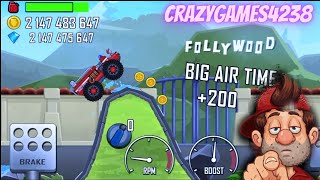 Hill Climb Racing - FIRE TRUCK in HOLLYWOOD gamePlay screenshot 1