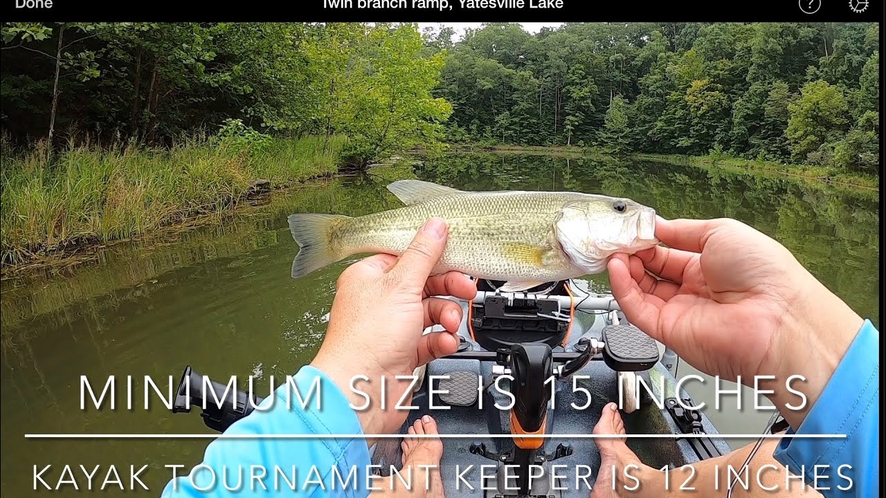 Twin Branch ramp, Yatesville Lake bank fishing info and bass fishing