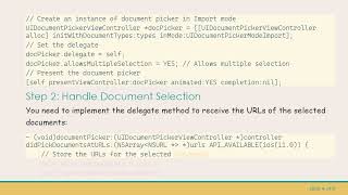How To Preview Multiple Pdf Files In Ios Similar To Whatsapps Document Upload Functionality