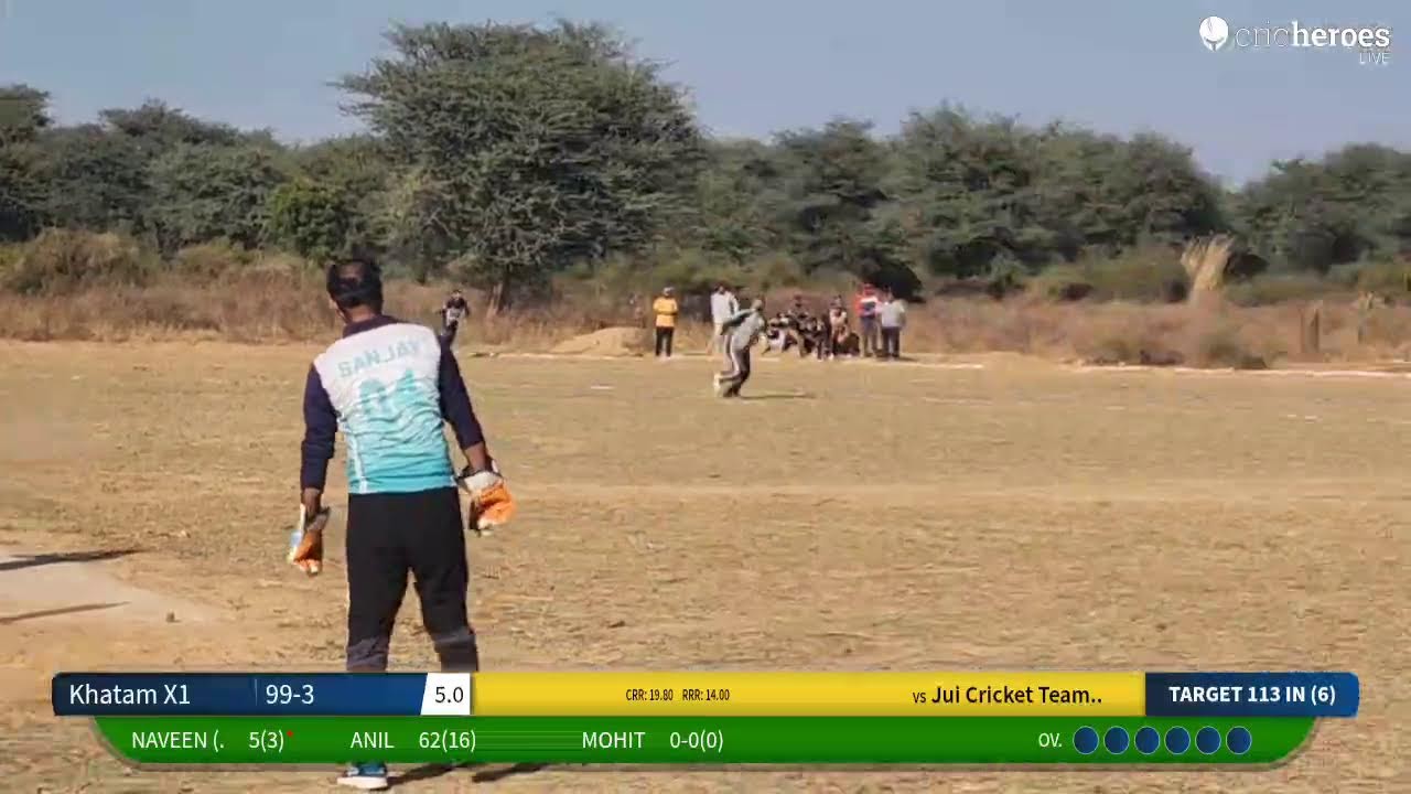 Jui Cricket Team.. vs Khatam X1 live cricket match | Sihor Cricket Tournament  live - Sihor ground