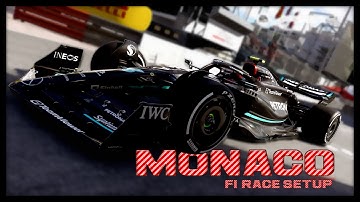 F1 23 Monaco Race Setup F1 2023  Formula 1 2023
