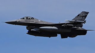 F-16C Viper NORAD Intercept DEMO and FLYBYS! New York Airshow 2025 