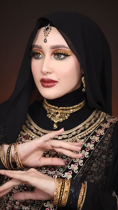 Asoka makeup trend from Thailand🖤 #asokamakeup #indiamakeup