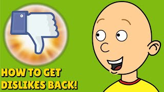 How To Return The Dislike Button! Firefox & Google Chrome Extension!