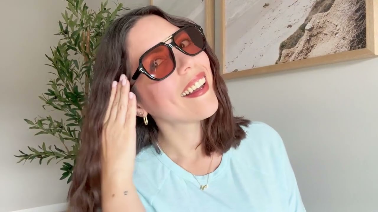 HERJOUR Retro Square Aviator Sunglasses Womens Mens 70s Classic Vintage Oversized Sun