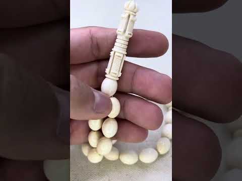 سبحة عاج ناب الفيل قصه بيض الحمام