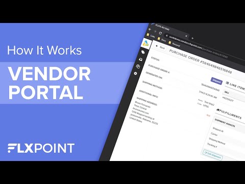 How it Works:  Flxpoint Vendor Portal