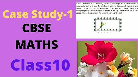 Case Study Based Question||Class 10||CBSE||Class 10 Maths||Rajesh Tutorials