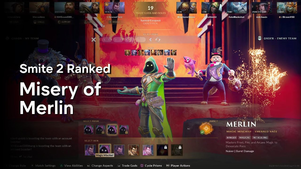 Something wrong with my damage. | Merlin Smite 2 Ranked