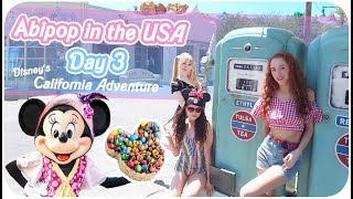 CUTE PASTEL DINER & MICKEY SNACKS!! | Day 3 - California Adventure!  | Abipop in the USA 2018 