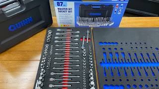 Foam Organizers for the Quinn 87-piece Master Bit Socket Set