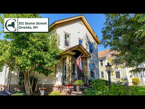 312 Stone Street, Oneida, NY home video tour