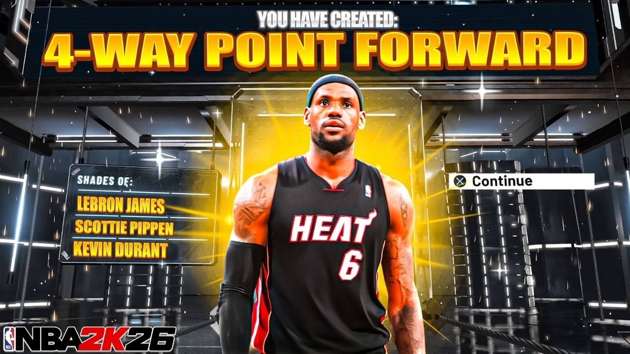 BEST 6'8 ALL AROUND POINT FORWARD BUILD is GAME-BREAKING in NBA 2K26! BEST SMALL FORWARD BUILDS 2K26