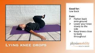 Functional Lowback Lying knee drops