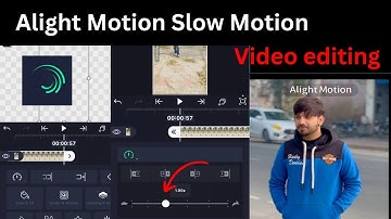 Alight motion slow fast video editing | how to make slow motion video in alight motion |
