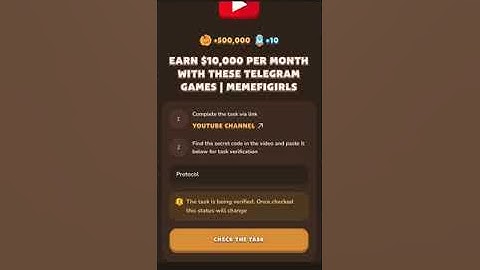 Earn $10000 Per Month With These Telegram Games | Memefigirls Code |Youtube Video Code Memefi Coin