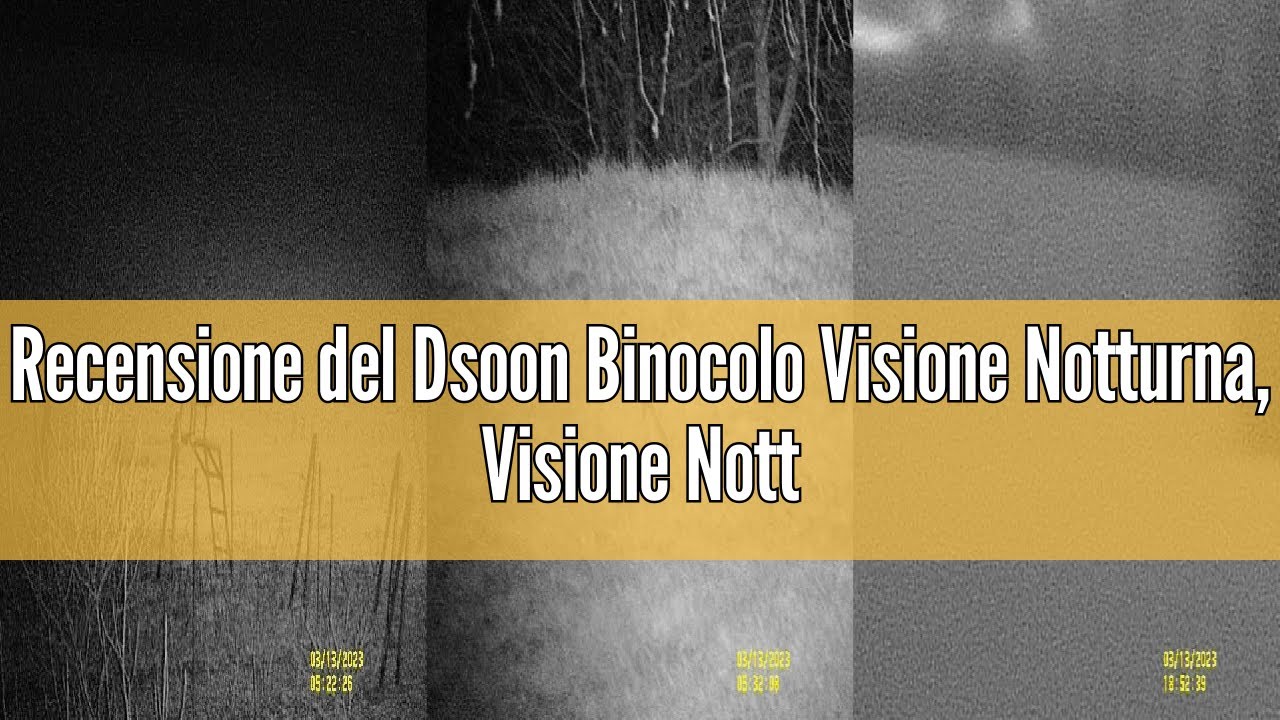 Recensione del Dsoon Binocolo Visione Notturna, Visione Notturna Digitale a Infrarossi, 960P video,