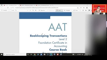 AAT Level 2 Introduction to Bookkeeping revision